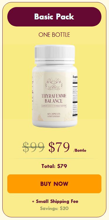 Thyrafemme Balance one bottle